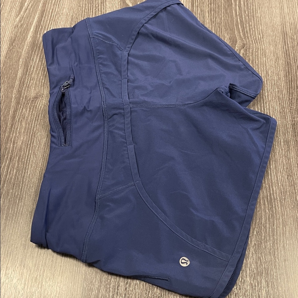 Lululemon navy blue  shorts 3” inseam 4